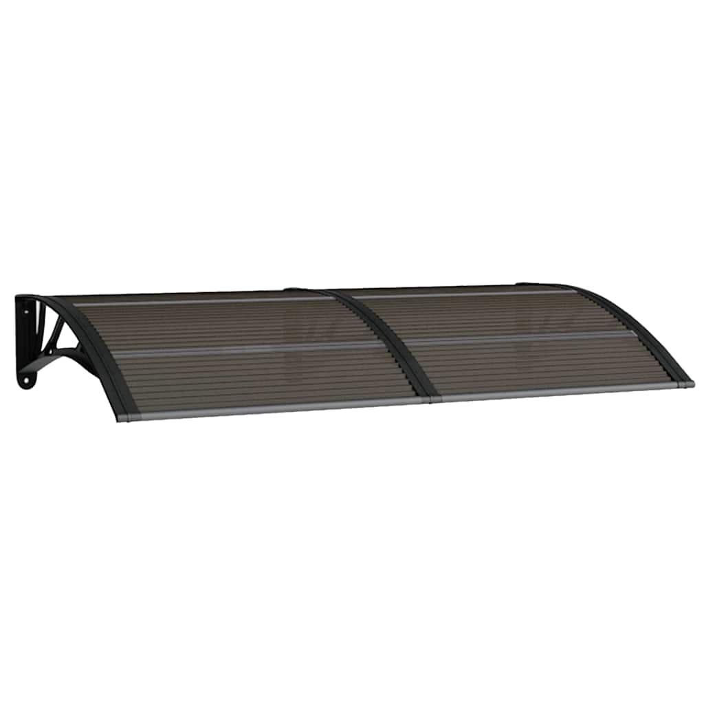 Deurluifel 150x75 cm polycarbonaat zwart is nu te koop bij PeponiXL, paradijselijk wonen!