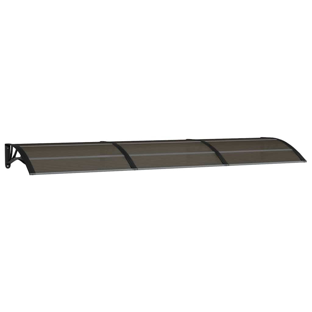 Deurluifel 300x75 cm polycarbonaat zwart is nu te koop bij PeponiXL, paradijselijk wonen!