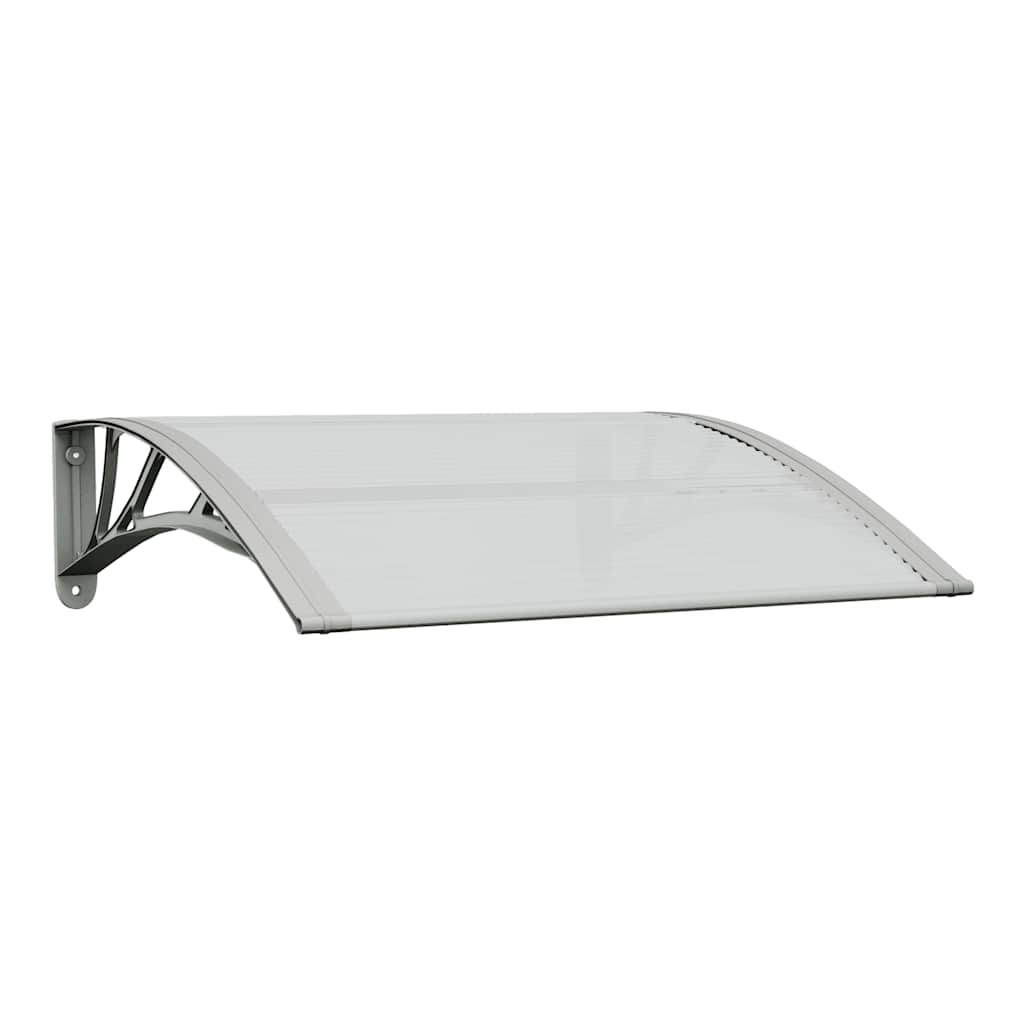Deurluifel Grijs en Transparant 80x75 cm Polycarbonaat is nu te koop bij PeponiXL, paradijselijk wonen!