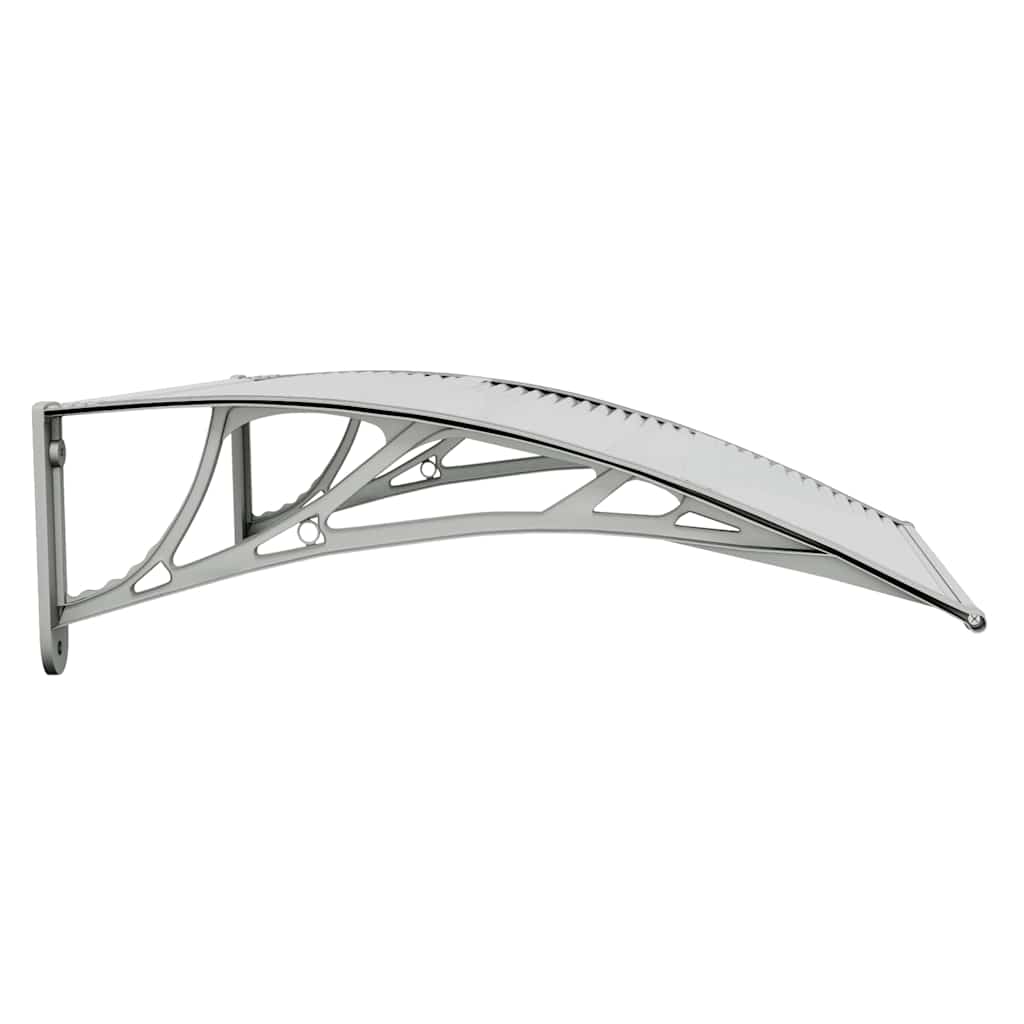 Deurluifel Grijs en Transparant 80x75 cm Polycarbonaat is nu te koop bij PeponiXL, paradijselijk wonen!