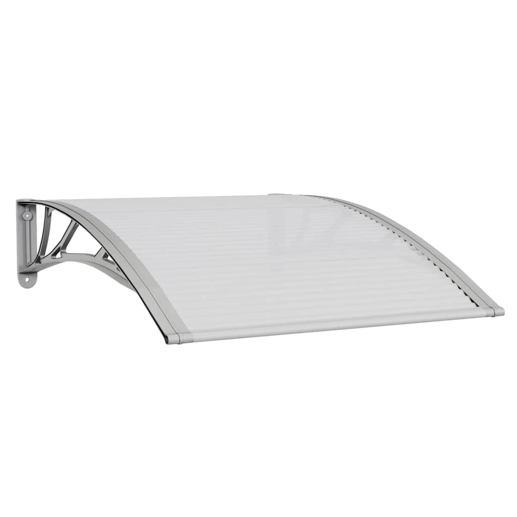 Deurluifel Grijs en Transparant 100x75 cm Polycarbonaat is nu te koop bij PeponiXL, paradijselijk wonen!