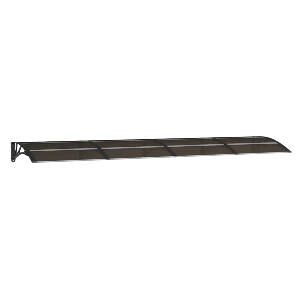 Deurluifel 350x75 cm polycarbonaat zwart is nu te koop bij PeponiXL, paradijselijk wonen!