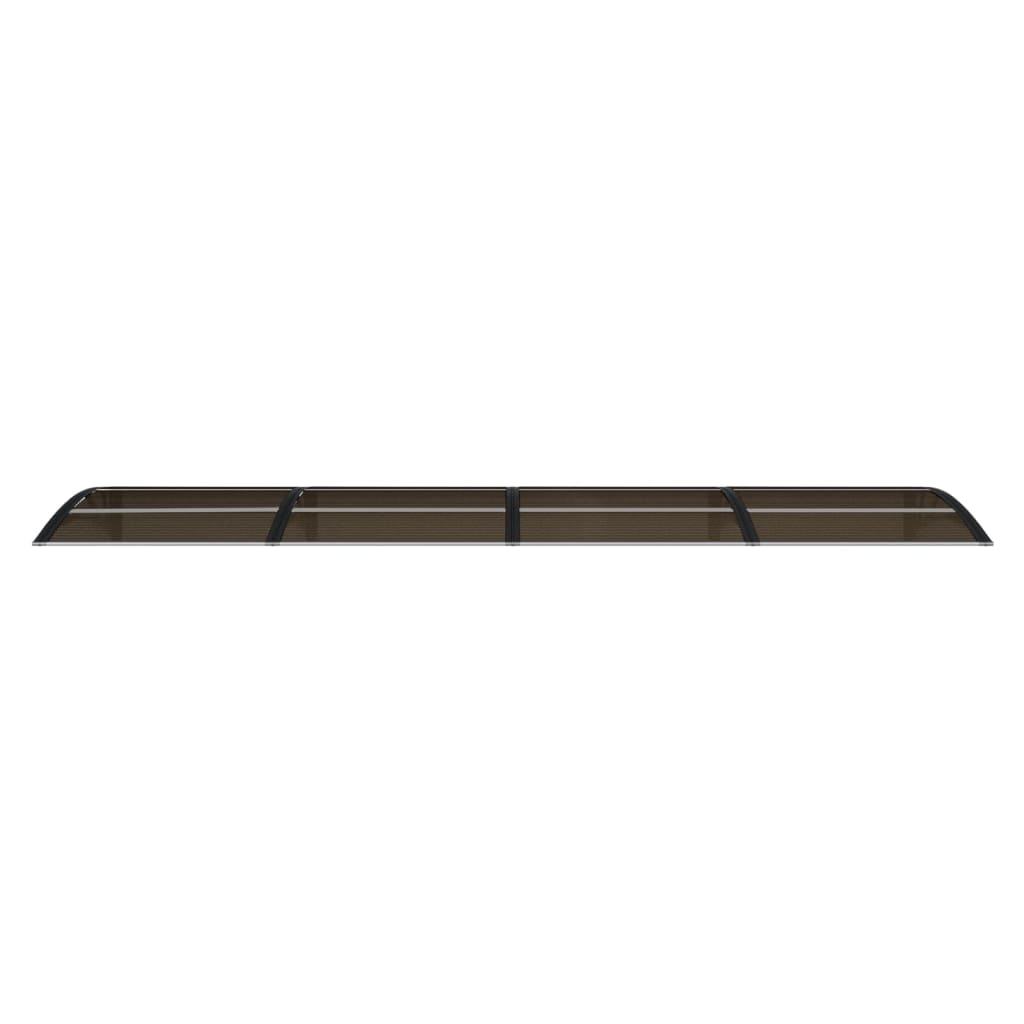 Deurluifel 350x75 cm polycarbonaat zwart is nu te koop bij PeponiXL, paradijselijk wonen!