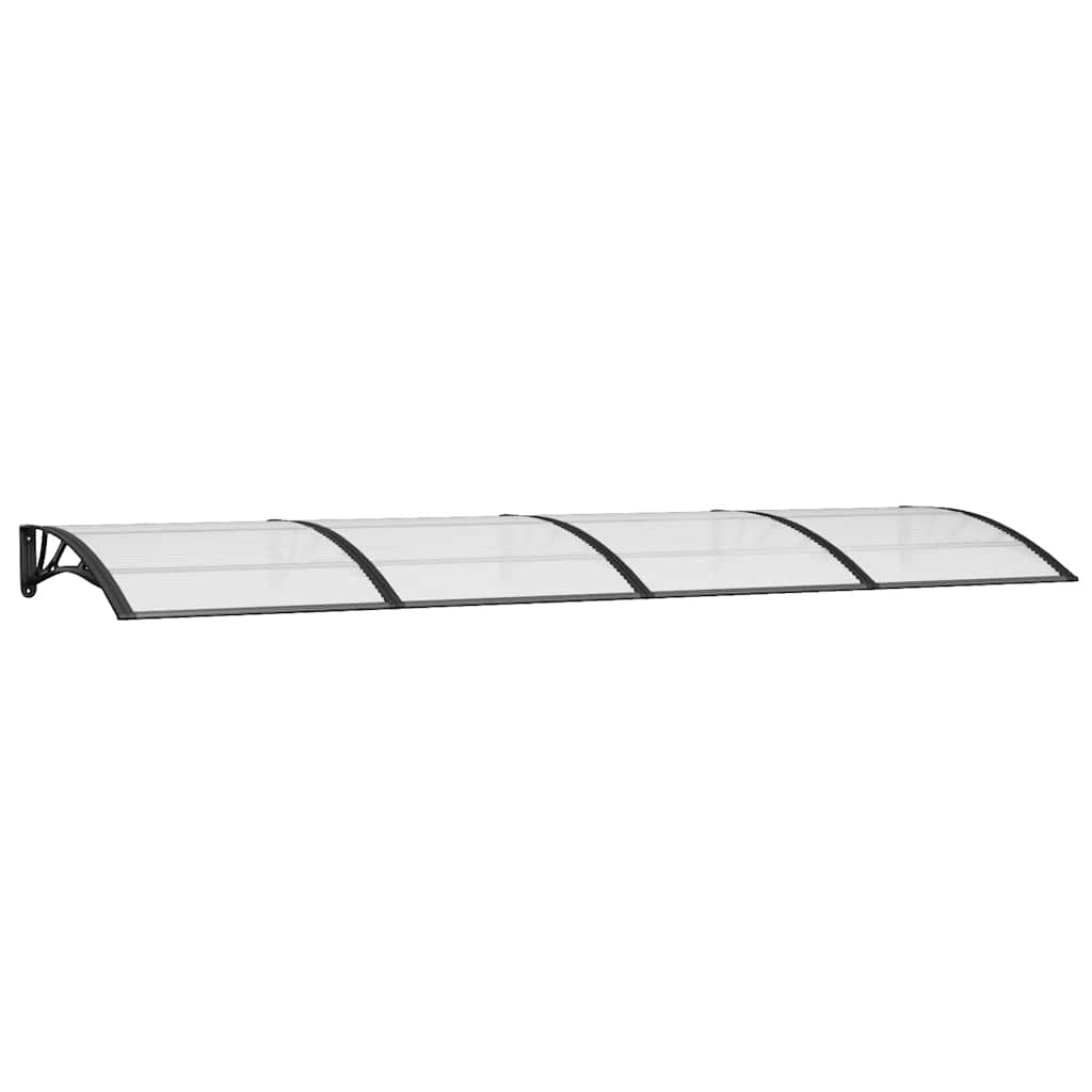 Deurluifel 350x100 cm polycarbonaat zwart is nu te koop bij PeponiXL, paradijselijk wonen!