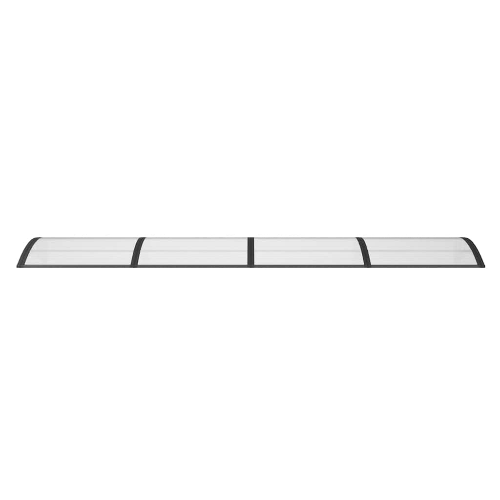 Deurluifel 350x100 cm polycarbonaat zwart is nu te koop bij PeponiXL, paradijselijk wonen!