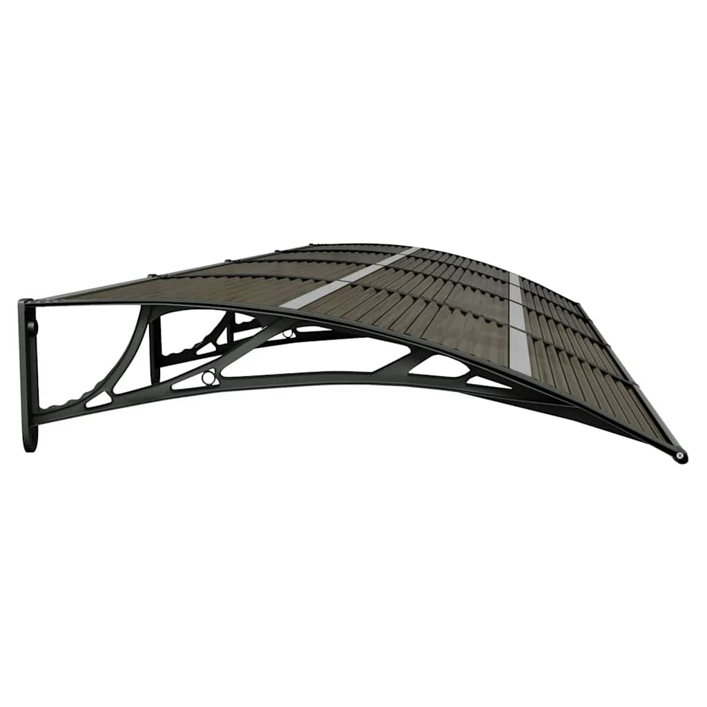 Deurluifel Zwart 350x100 cm Polycarbonaat is nu te koop bij PeponiXL, paradijselijk wonen!