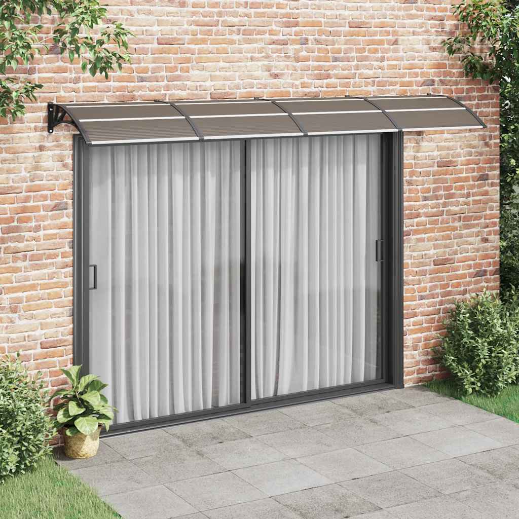 Deurluifel Zwart 350x100 cm Polycarbonaat is nu te koop bij PeponiXL, paradijselijk wonen!