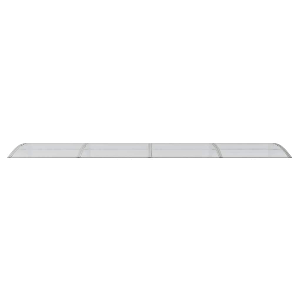 Deurluifel 400x75 cm polycarbonaat grijs en transparant is nu te koop bij PeponiXL, paradijselijk wonen!