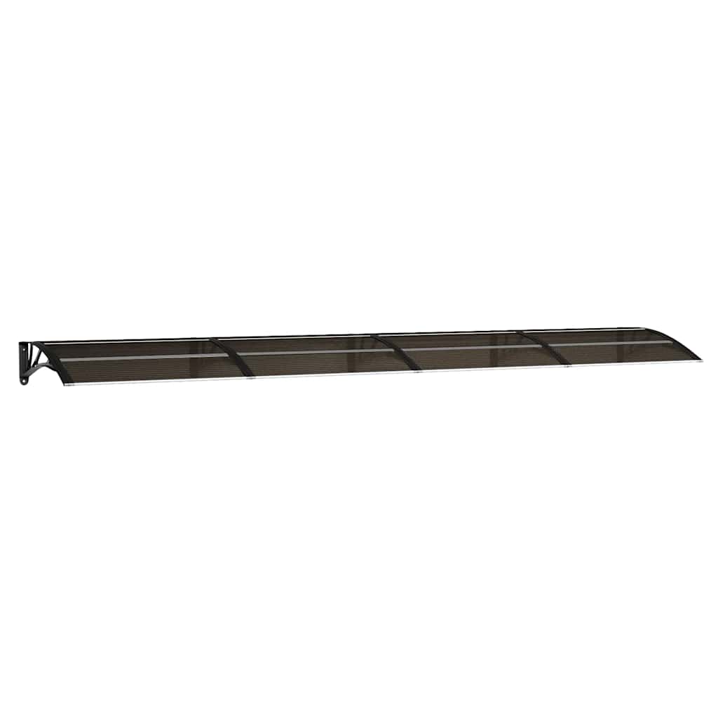 Deurluifel 400x75 cm polycarbonaat zwart is nu te koop bij PeponiXL, paradijselijk wonen!