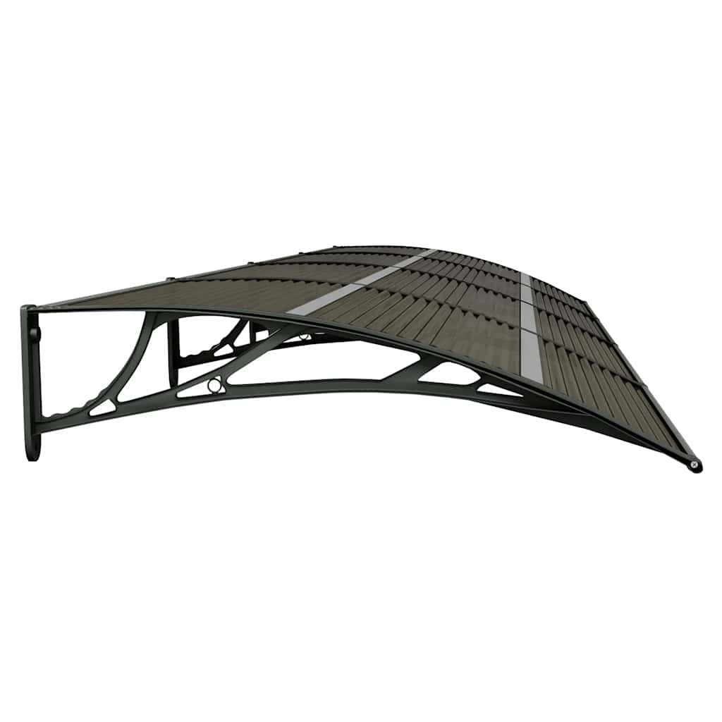 Deurluifel Zwart 400x100 cm Polycarbonaat is nu te koop bij PeponiXL, paradijselijk wonen!