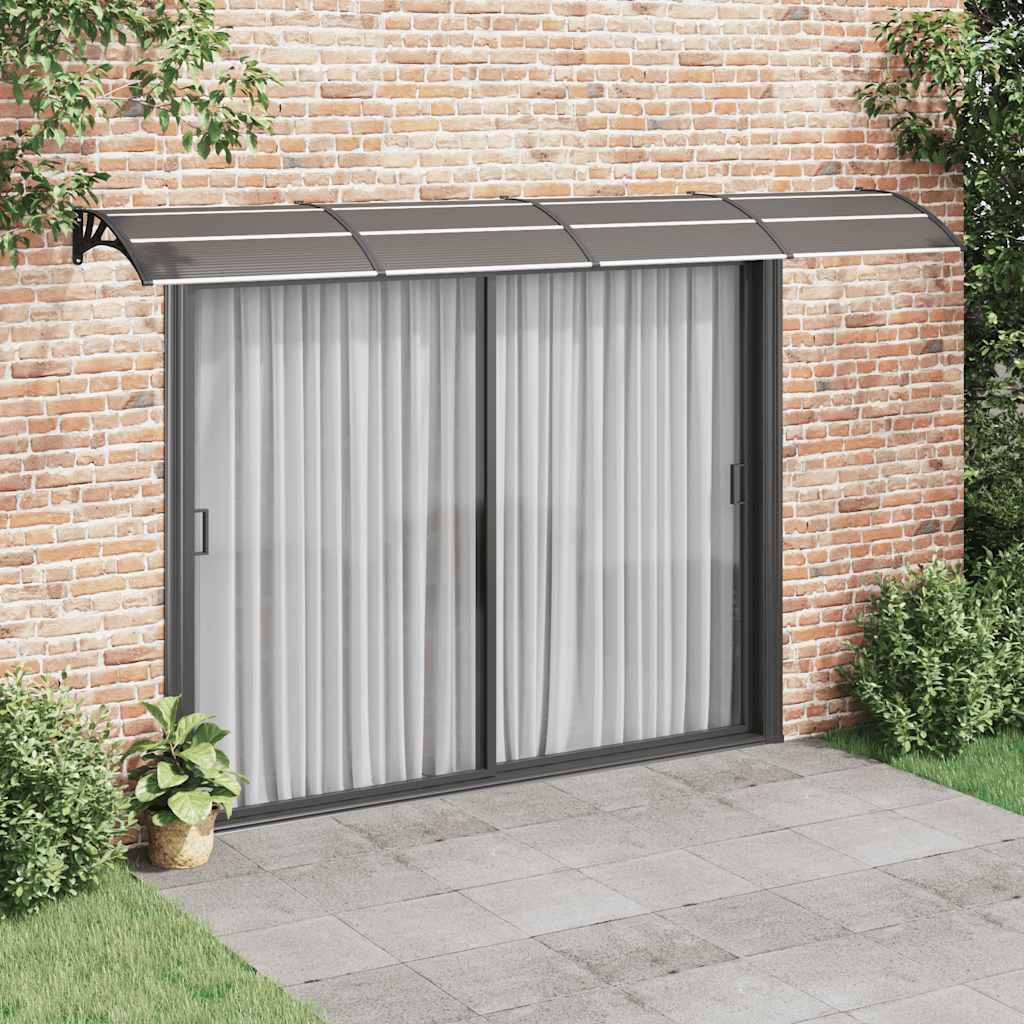 Deurluifel Zwart 400x100 cm Polycarbonaat is nu te koop bij PeponiXL, paradijselijk wonen!