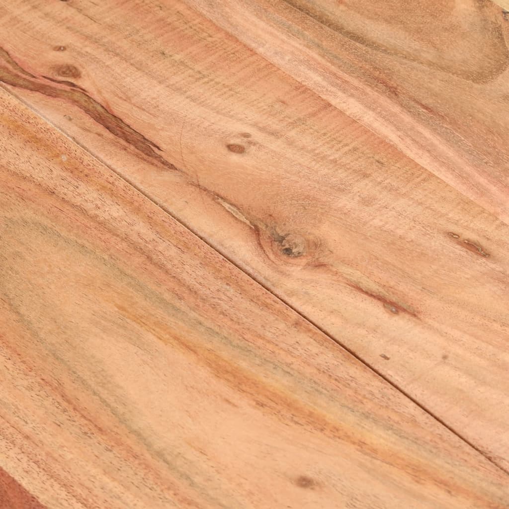 Eettafel 140x70x76 cm massief acaciahout zwart is nu te koop bij PeponiXL, paradijselijk wonen!