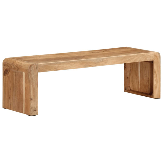 Tv-meubel 110x33x33 cm massief acacoahout is nu te koop bij PeponiXL, paradijselijk wonen!