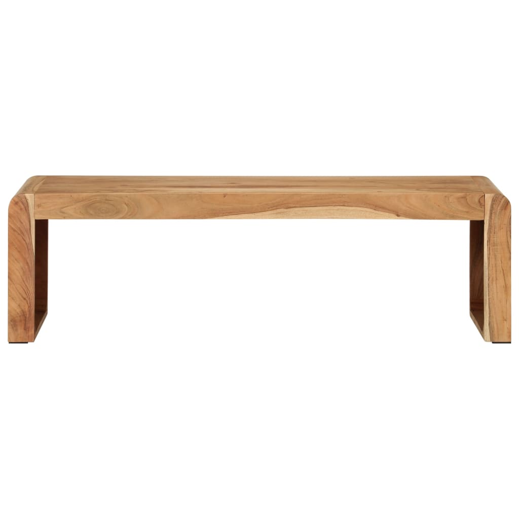 Tv-meubel 110x33x33 cm massief acacoahout is nu te koop bij PeponiXL, paradijselijk wonen!
