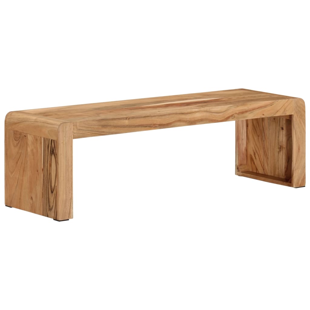 Tv-meubel 110x33x33 cm massief acacoahout is nu te koop bij PeponiXL, paradijselijk wonen!