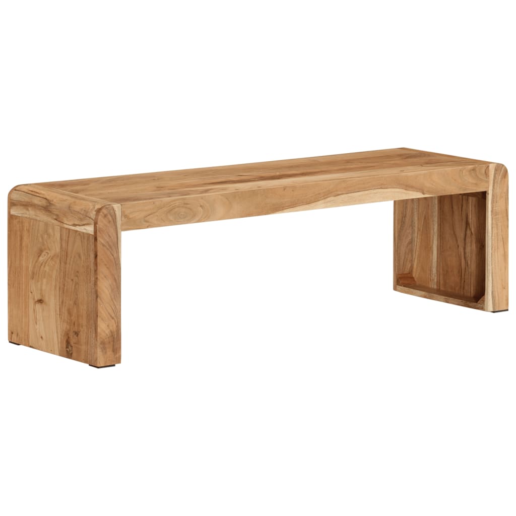 Tv-meubel 110x33x33 cm massief acacoahout is nu te koop bij PeponiXL, paradijselijk wonen!