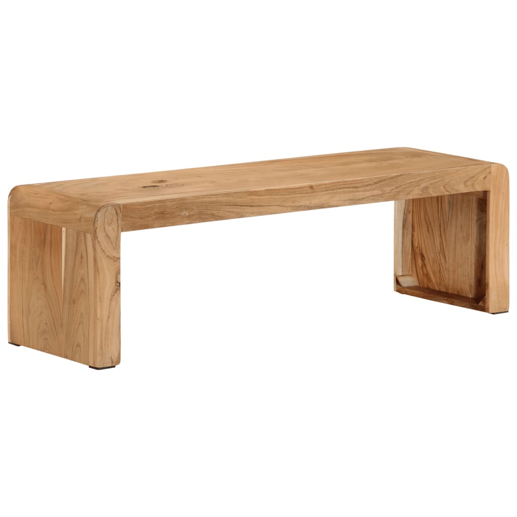 Tv-meubel 110x33x33 cm massief acacoahout is nu te koop bij PeponiXL, paradijselijk wonen!