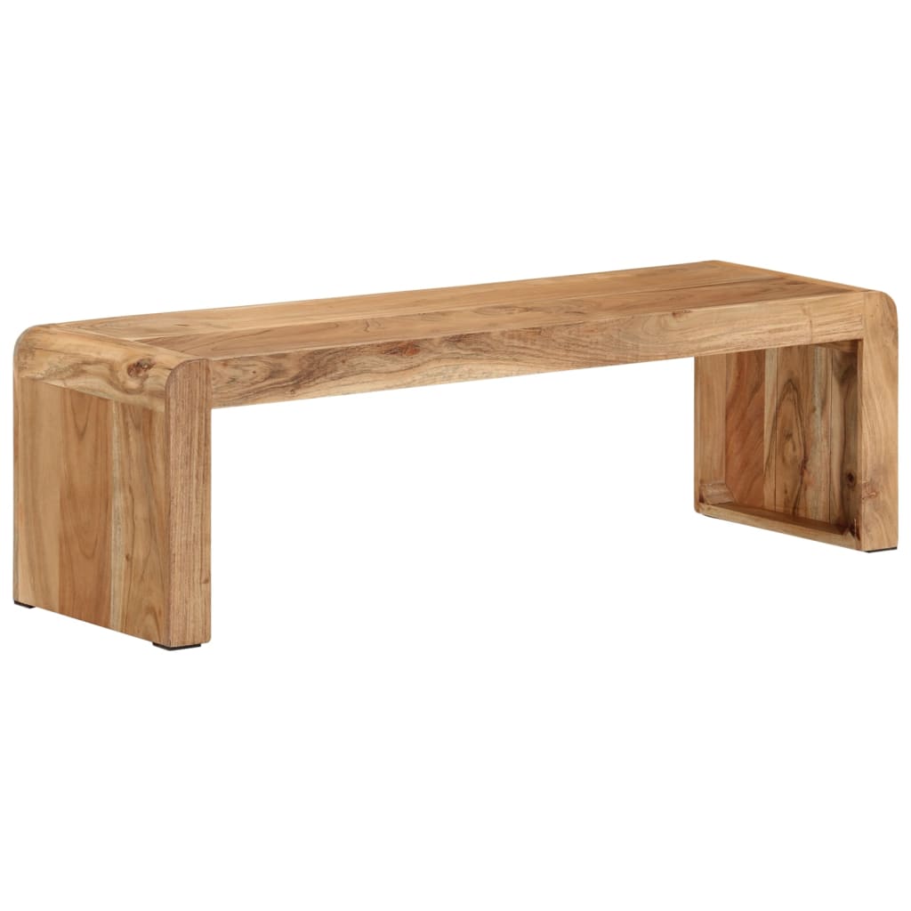 Tv-meubel 110x33x33 cm massief acacoahout is nu te koop bij PeponiXL, paradijselijk wonen!