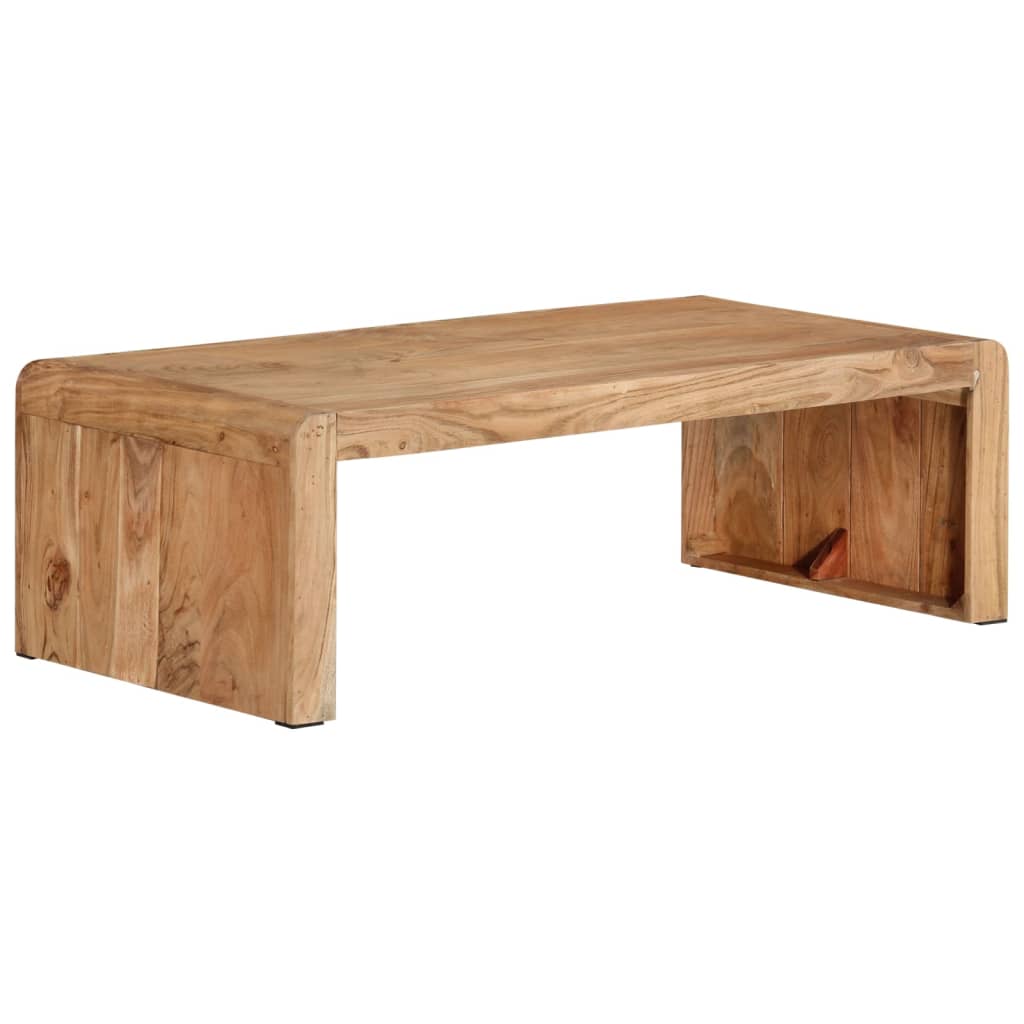 Salontafel 110x55x35 cm massief acaciahout is nu te koop bij PeponiXL, paradijselijk wonen!