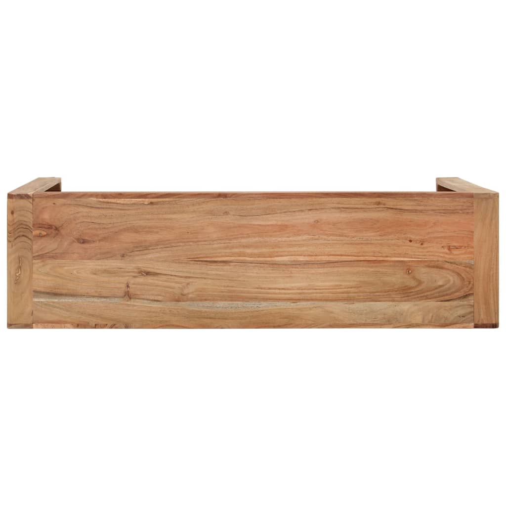 Wandtafel 110x30x76 cm massief acaciahout is nu te koop bij PeponiXL, paradijselijk wonen!