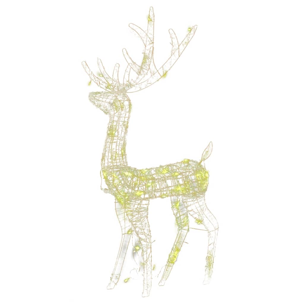 Kerstversieringen rendier 2 st 120 cm acryl warmwit is nu te koop bij PeponiXL, paradijselijk wonen!