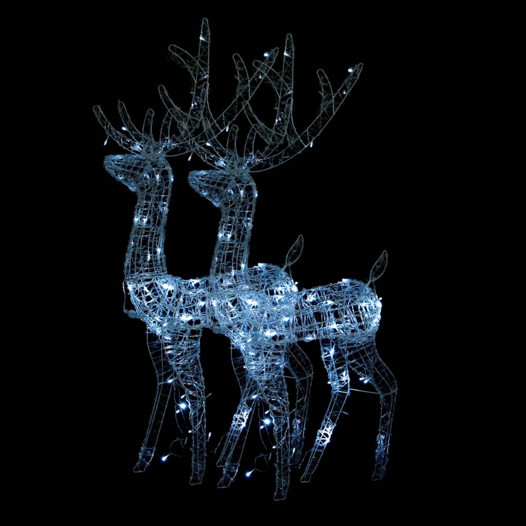 Kerstversieringen rendier 2 st 120 cm acryl koudwit is nu te koop bij PeponiXL, paradijselijk wonen!