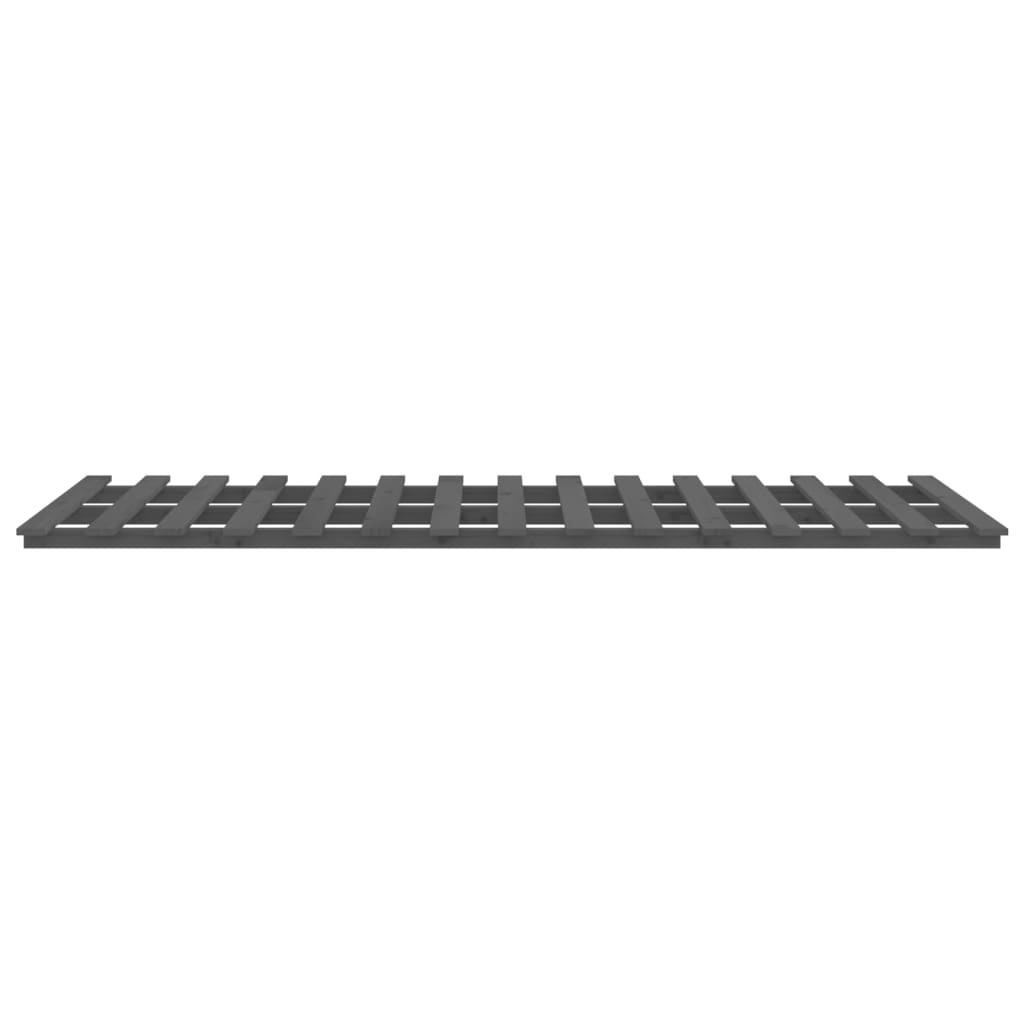 Bedframe massief grenenhout grijs 90x200 cm is nu te koop bij PeponiXL, paradijselijk wonen!