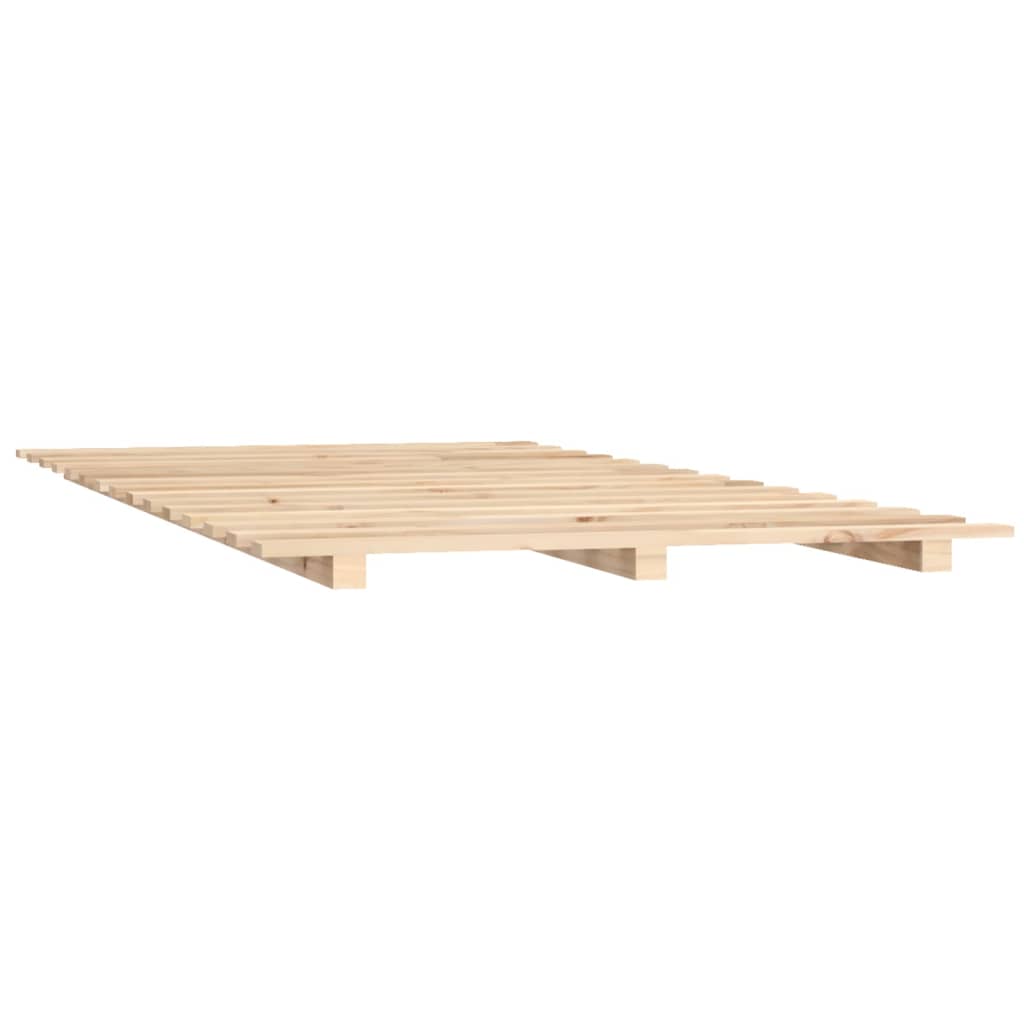 Bedframe massief grenenhout 140x200 cm is nu te koop bij PeponiXL, paradijselijk wonen!