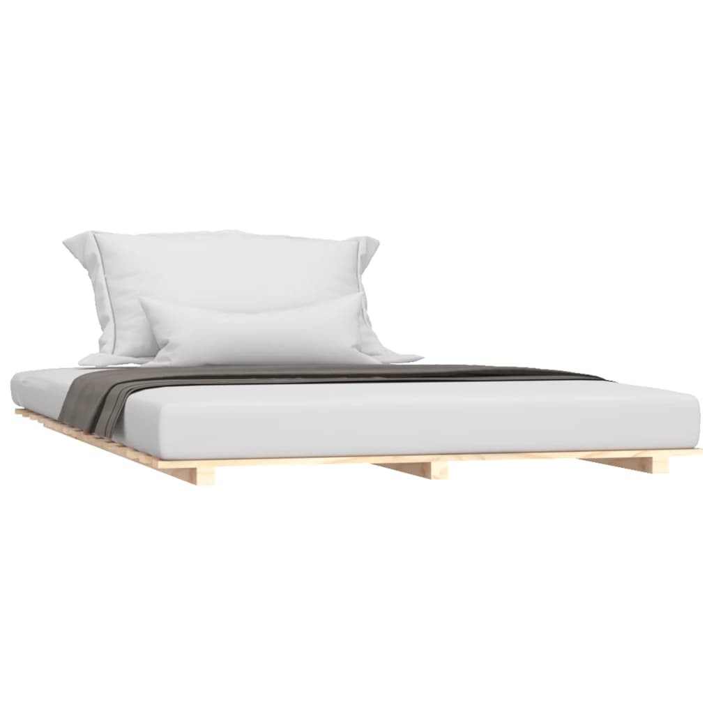 Bedframe massief grenenhout 140x190 cm is nu te koop bij PeponiXL, paradijselijk wonen!