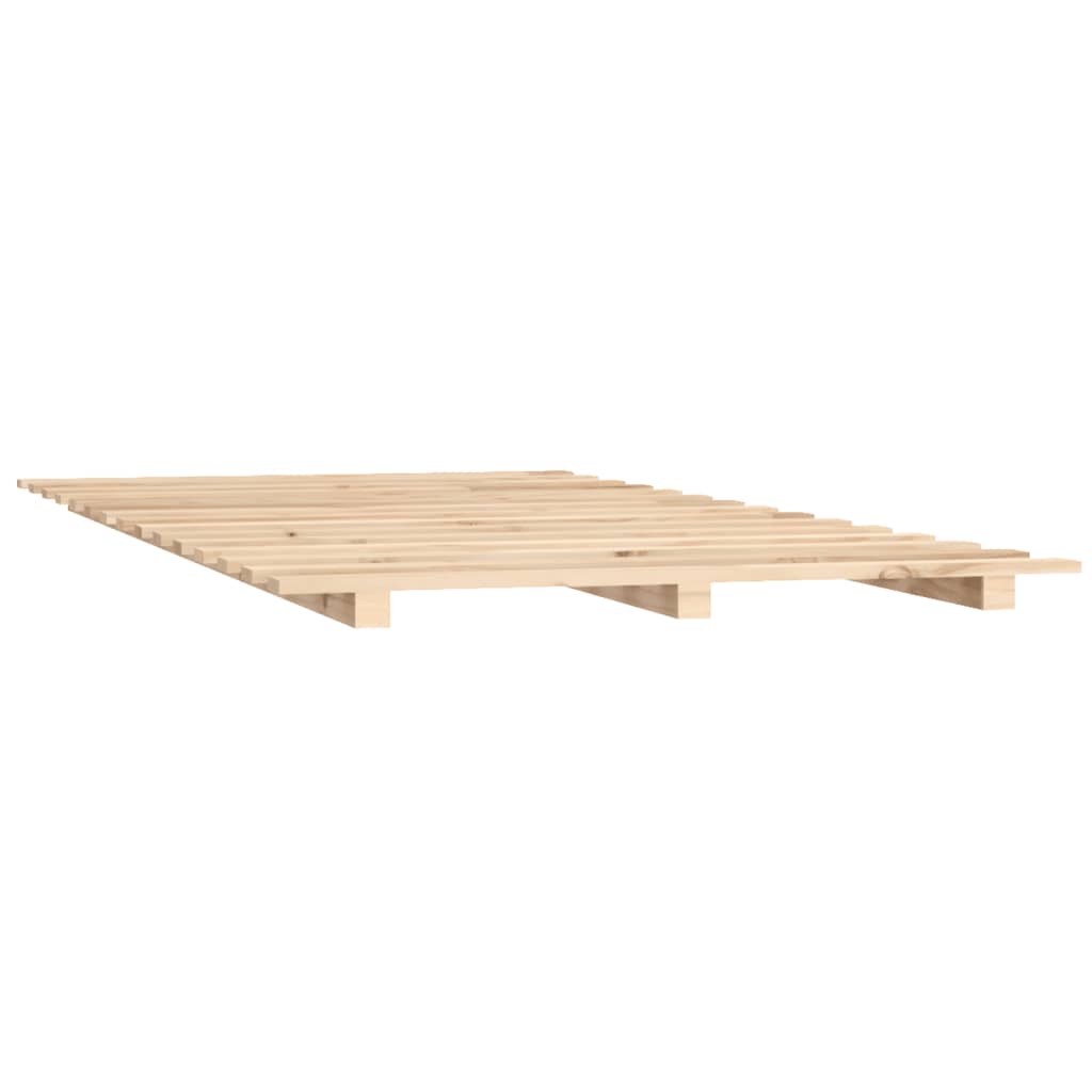 Bedframe massief grenenhout 140x190 cm is nu te koop bij PeponiXL, paradijselijk wonen!