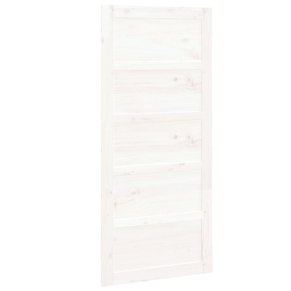Schuifdeur 90x1,8x204,5 cm massief grenenhout wit is nu te koop bij PeponiXL, paradijselijk wonen!