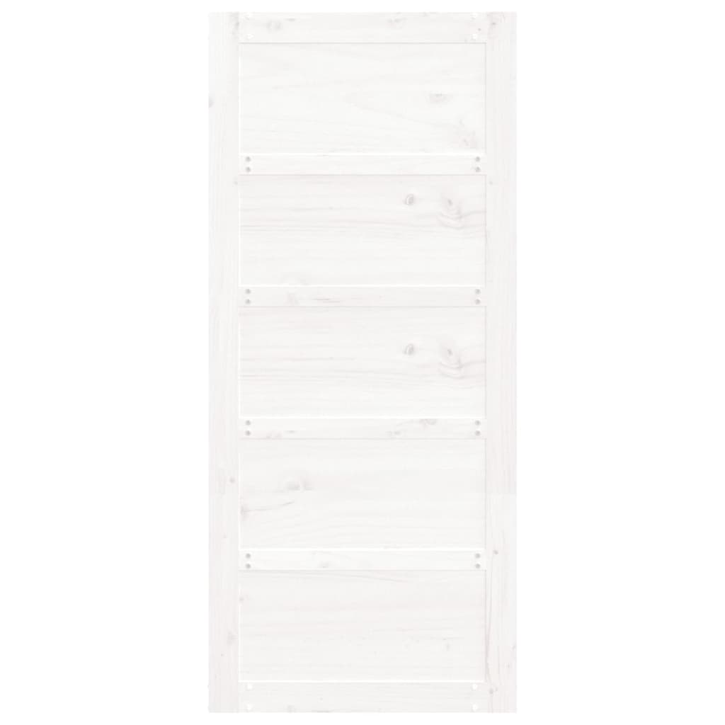 Schuifdeur 90x1,8x204,5 cm massief grenenhout wit is nu te koop bij PeponiXL, paradijselijk wonen!