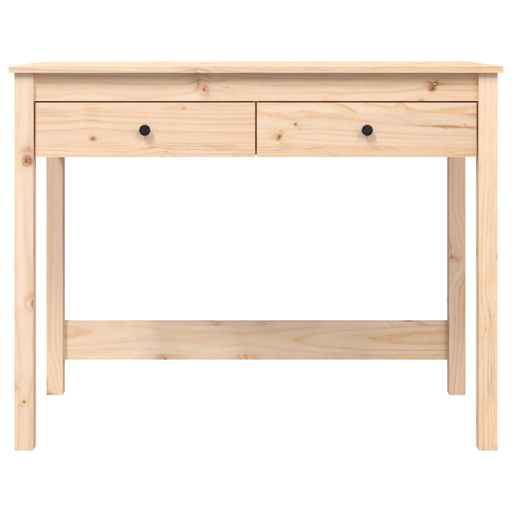 Bureau met lades 100x50x78 cm massief grenenhout is nu te koop bij PeponiXL, paradijselijk wonen!