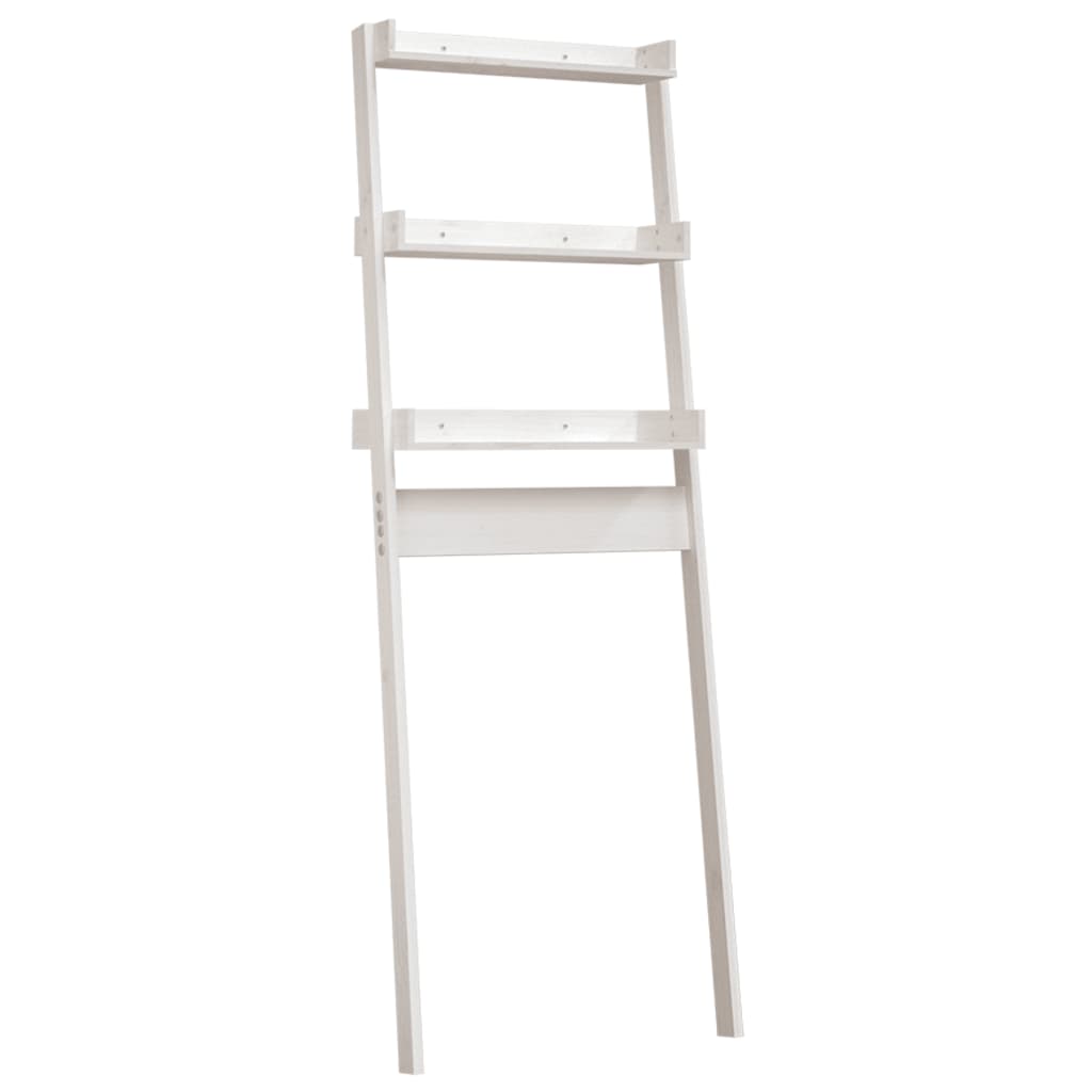 Toiletrek 63,5x32x179 cm massief grenenhout wit is nu te koop bij PeponiXL, paradijselijk wonen!