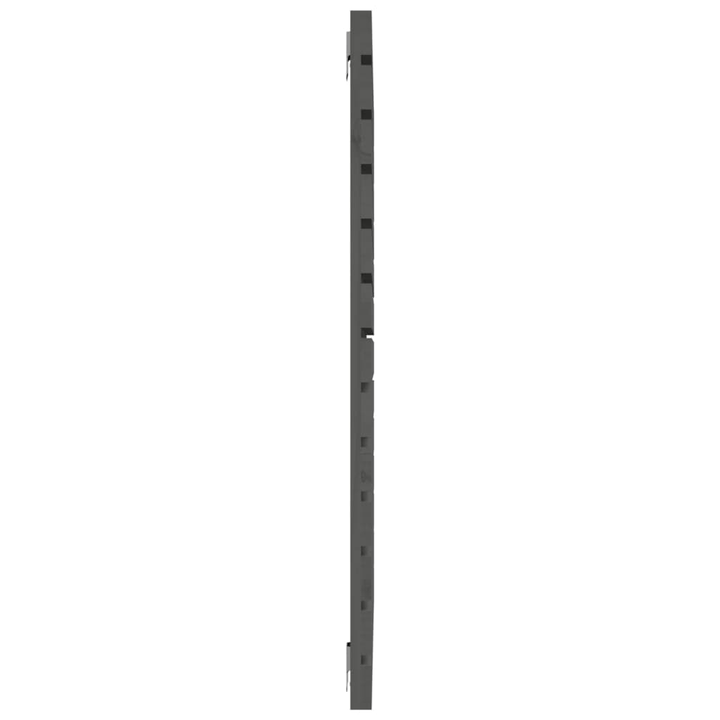 Hoofdbord wandmontage 106x3x91,5 cm massief grenenhout grijs is nu te koop bij PeponiXL, paradijselijk wonen!