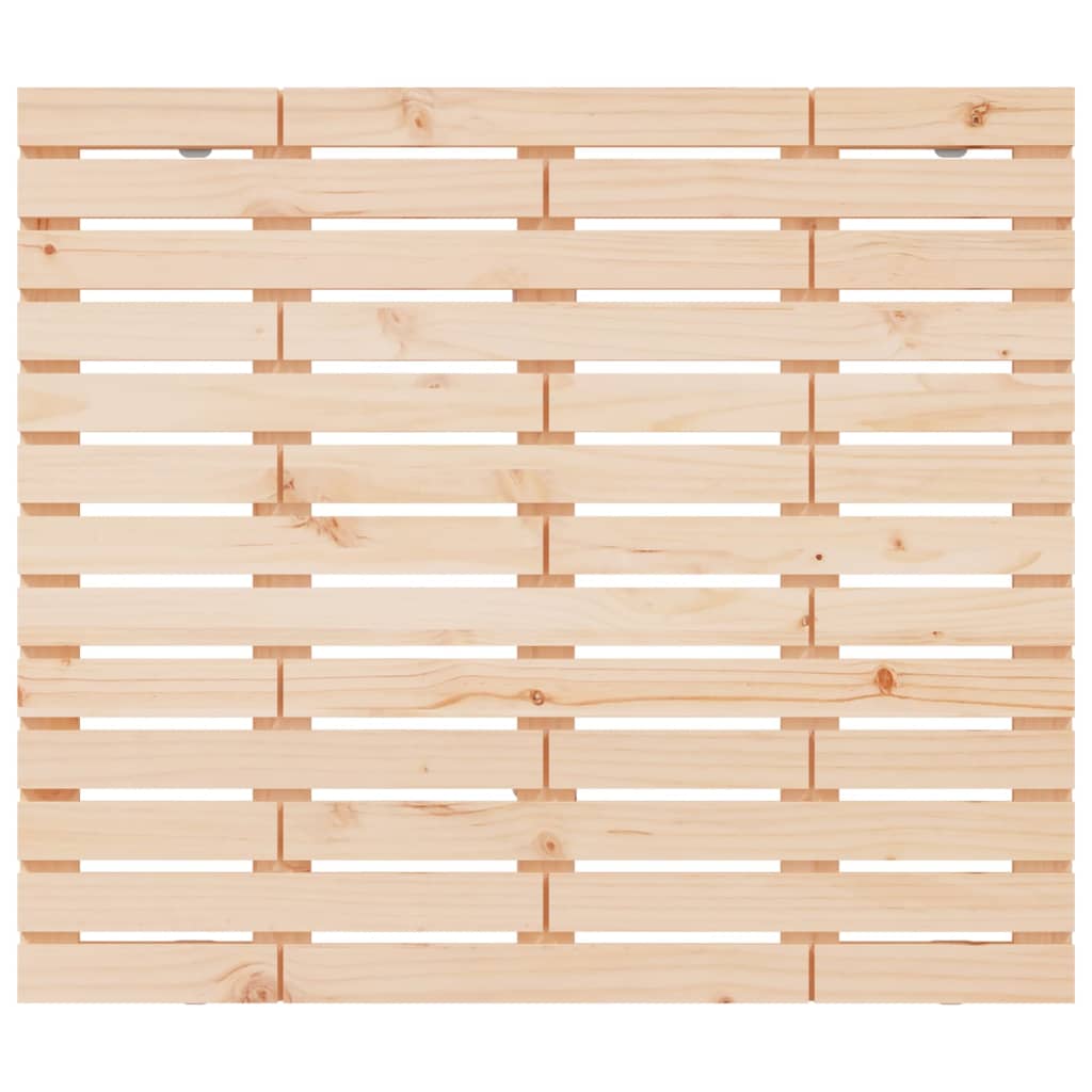Hoofdbord wandmontage 126x3x91,5 cm massief grenenhout is nu te koop bij PeponiXL, paradijselijk wonen!