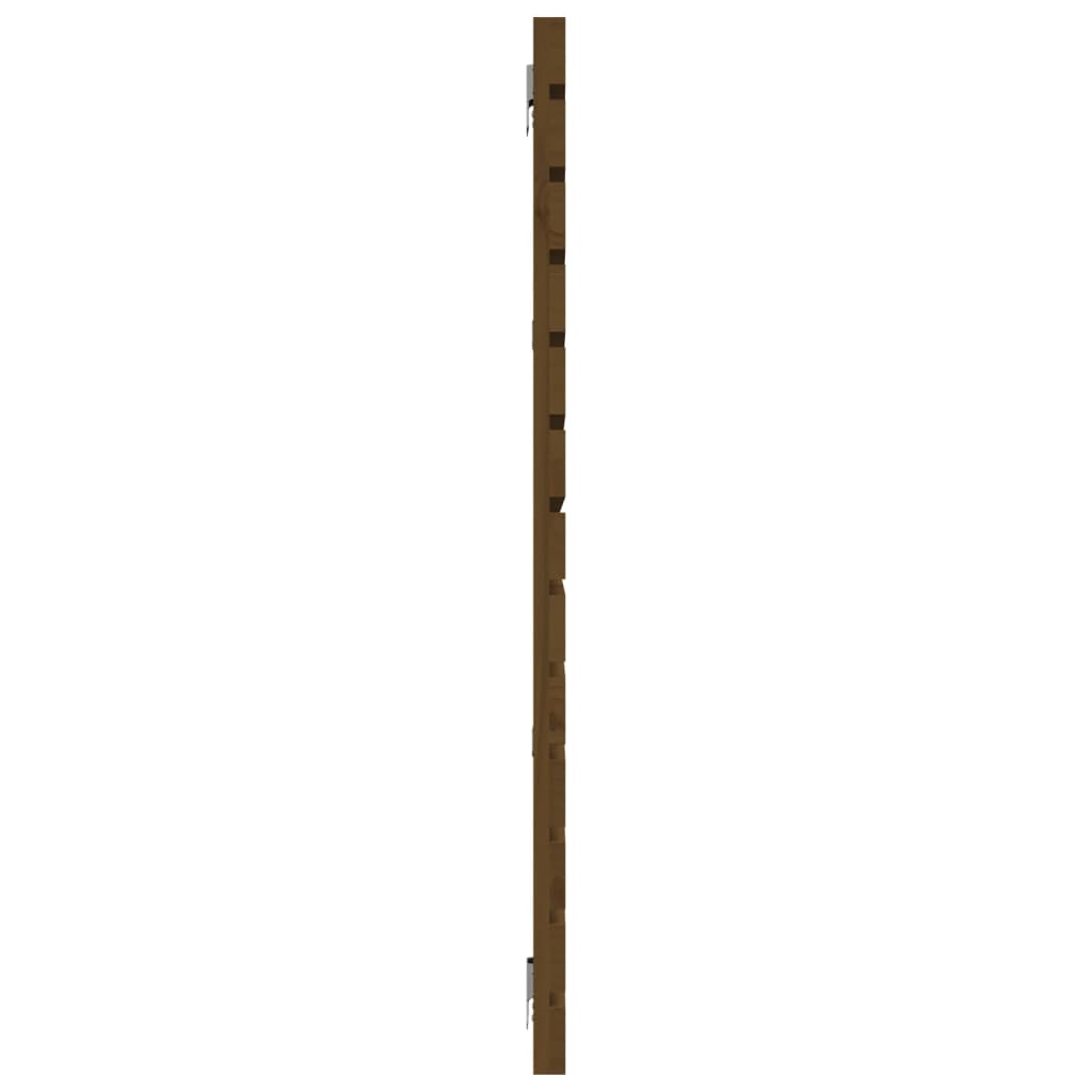 Hoofdbord wandmontage 156x3x91,5 cm grenenhout honingbruin is nu te koop bij PeponiXL, paradijselijk wonen!
