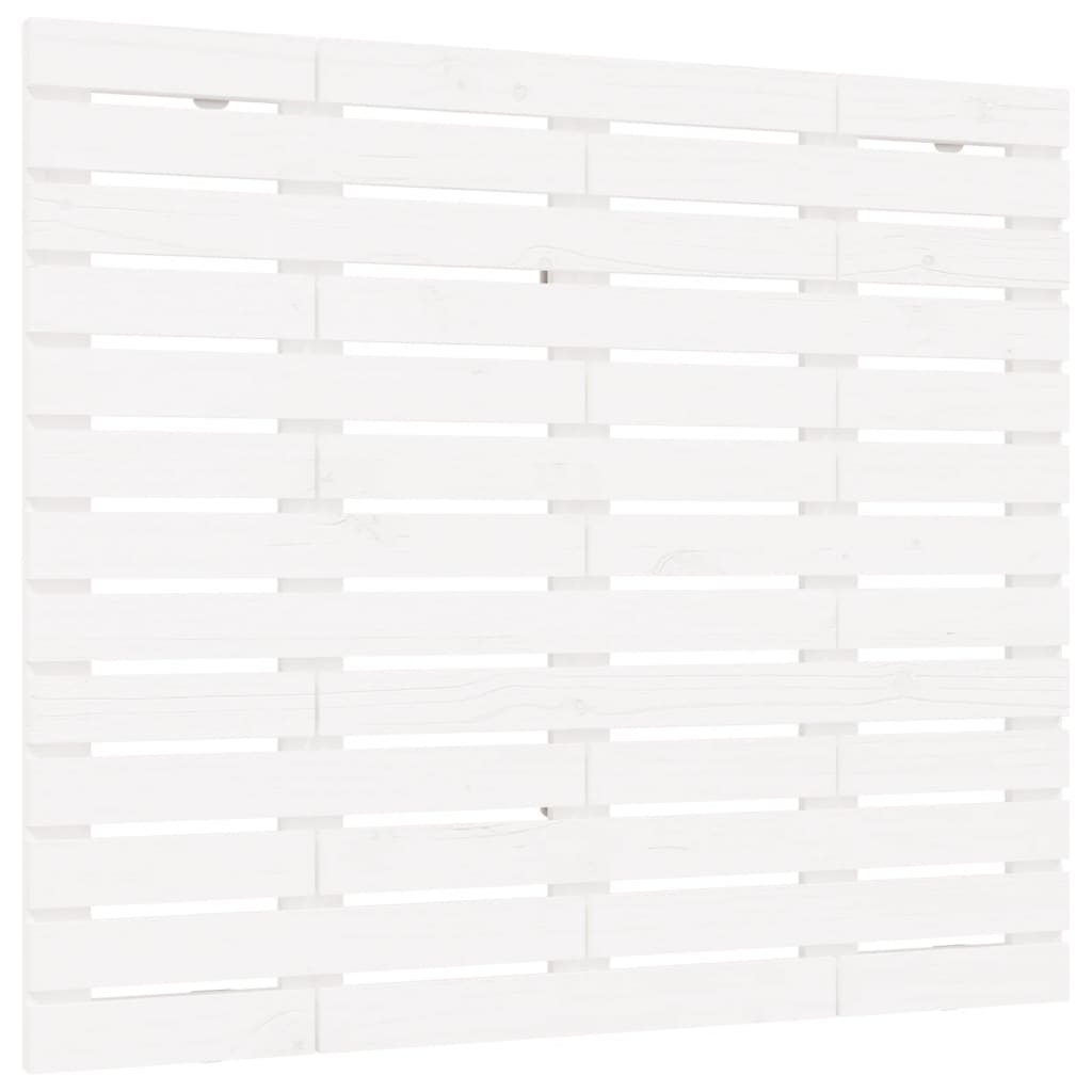 Hoofdbord wandmontage 81x3x91,5 cm massief grenenhout wit is nu te koop bij PeponiXL, paradijselijk wonen!