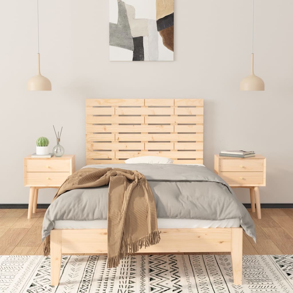 Hoofdbord wandmontage 81x3x63 cm massief grenenhout is nu te koop bij PeponiXL, paradijselijk wonen!