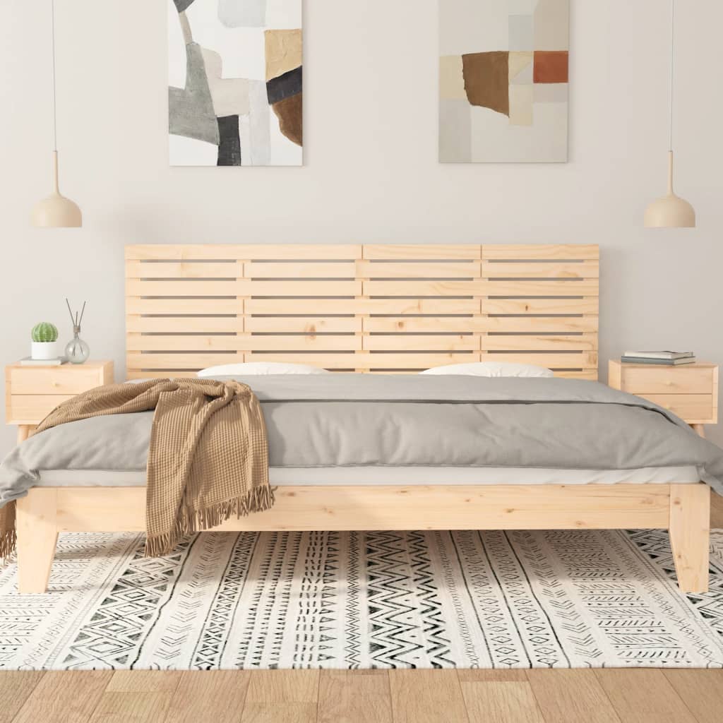 Hoofdbord wandmontage 166x3x63 cm massief grenenhout is nu te koop bij PeponiXL, paradijselijk wonen!