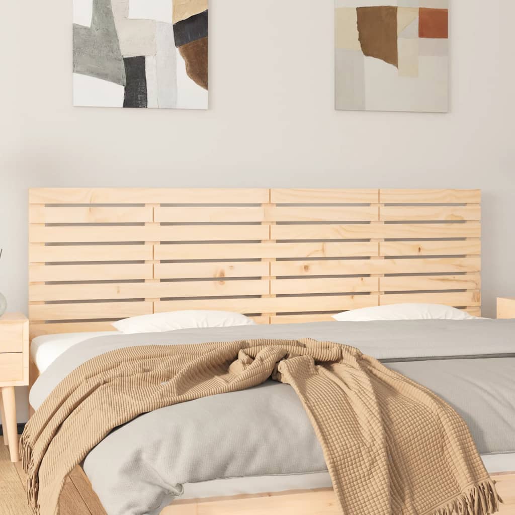 Hoofdbord wandmontage 166x3x63 cm massief grenenhout is nu te koop bij PeponiXL, paradijselijk wonen!