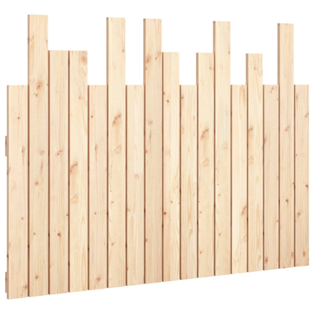 Hoofdbord wandmontage 108x3x80 cm massief grenenhout is nu te koop bij PeponiXL, paradijselijk wonen!