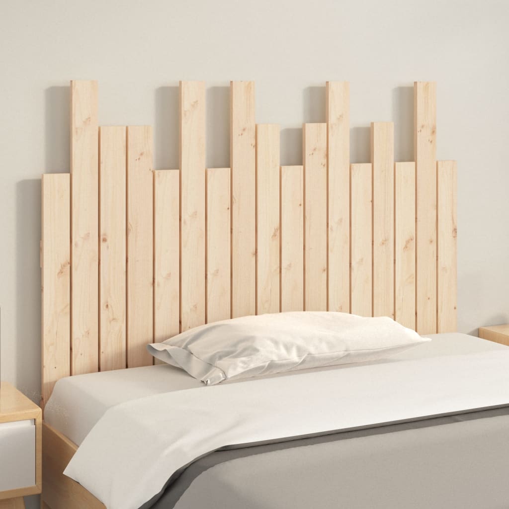 Hoofdbord wandmontage 108x3x80 cm massief grenenhout is nu te koop bij PeponiXL, paradijselijk wonen!