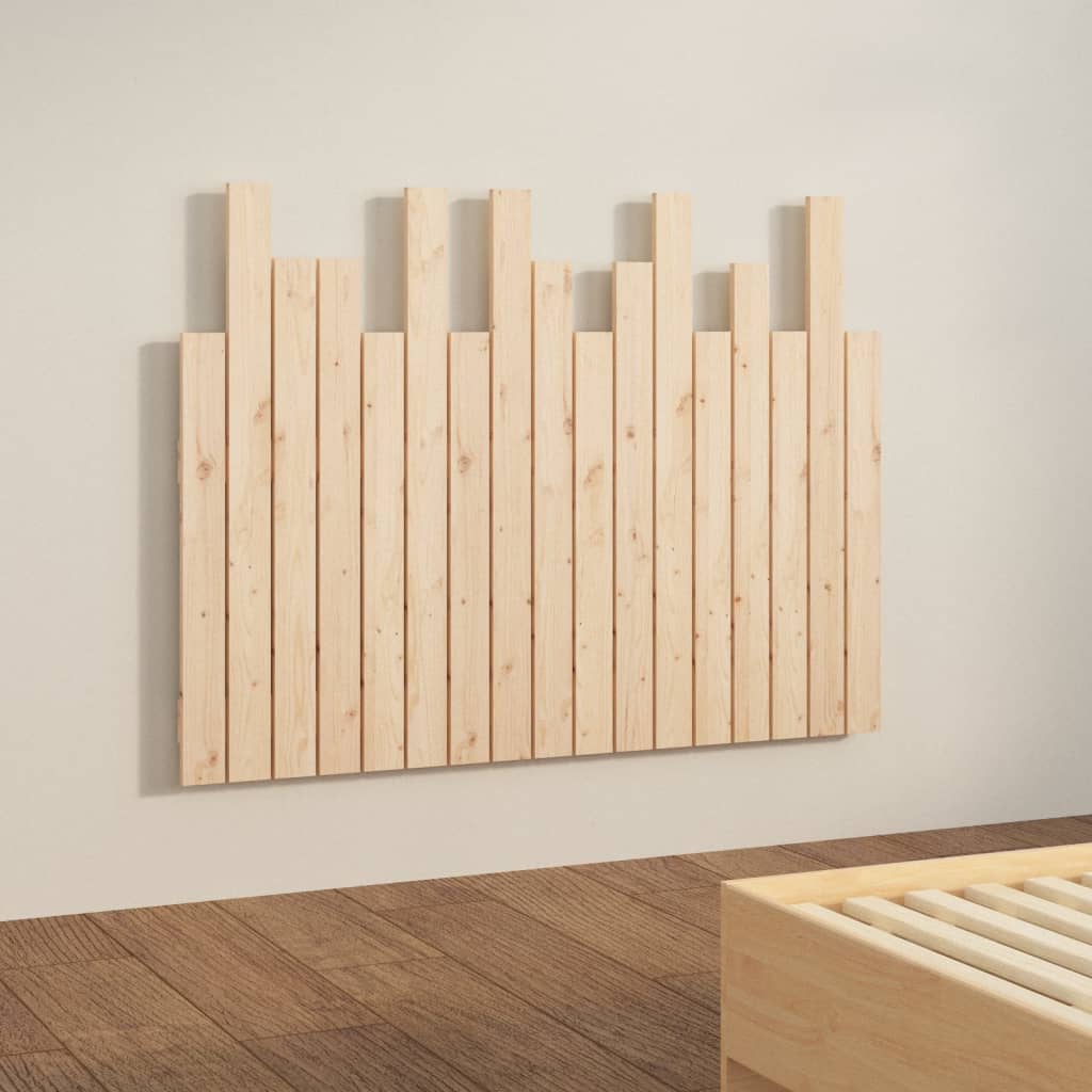 Hoofdbord wandmontage 108x3x80 cm massief grenenhout is nu te koop bij PeponiXL, paradijselijk wonen!