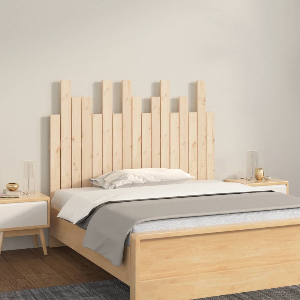 Hoofdbord wandmontage 108x3x80 cm massief grenenhout is nu te koop bij PeponiXL, paradijselijk wonen!
