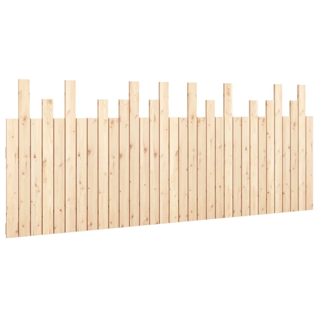 Hoofdbord wandmontage 204x3x80 cm massief grenenhout is nu te koop bij PeponiXL, paradijselijk wonen!