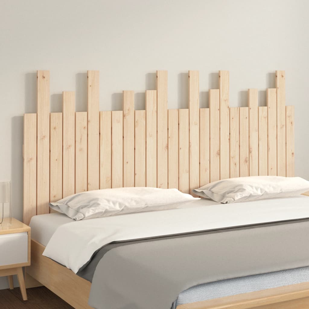 Hoofdbord wandmontage 159,5x3x80 cm massief grenenhout is nu te koop bij PeponiXL, paradijselijk wonen!