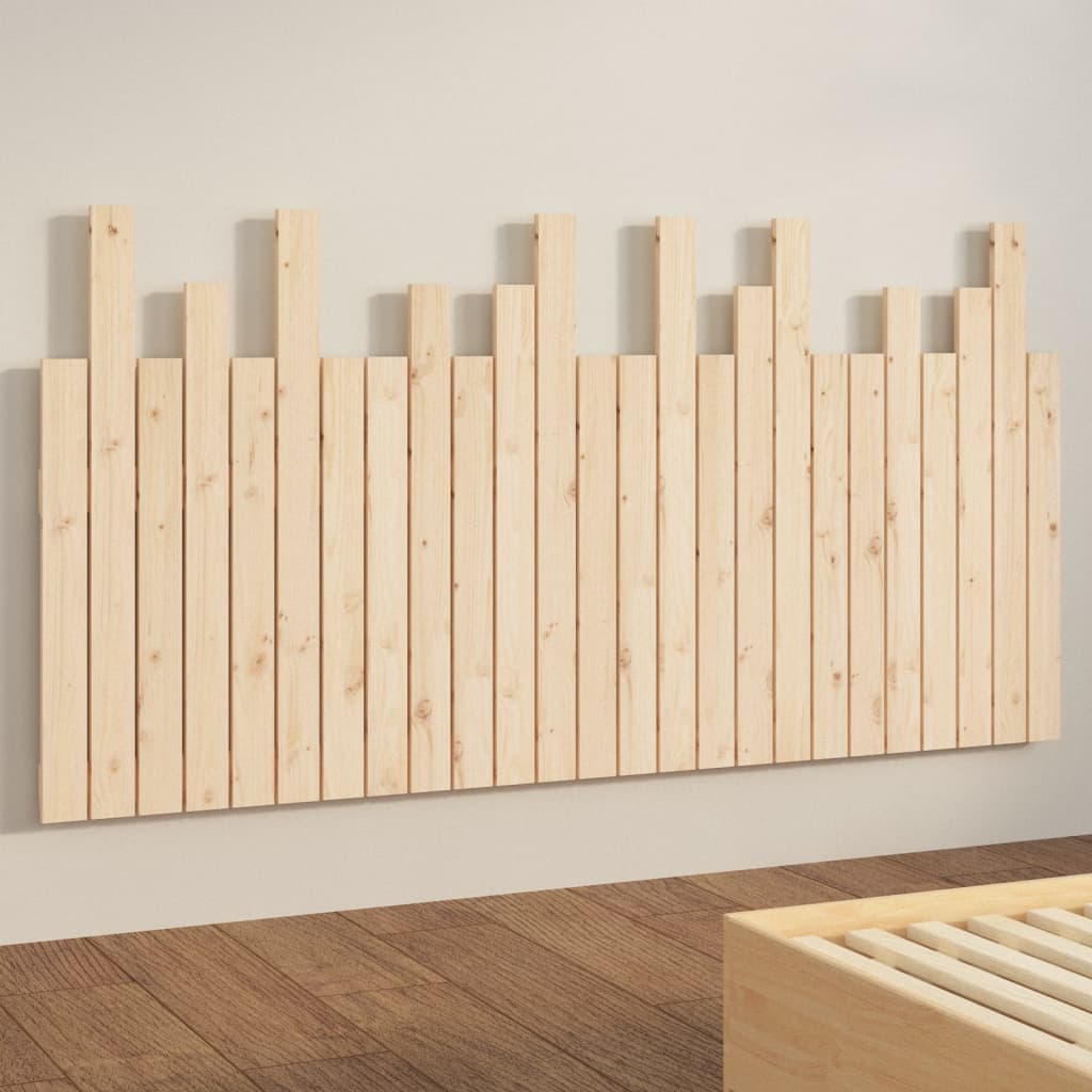 Hoofdbord wandmontage 159,5x3x80 cm massief grenenhout is nu te koop bij PeponiXL, paradijselijk wonen!