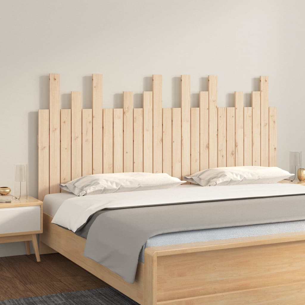 Hoofdbord wandmontage 159,5x3x80 cm massief grenenhout is nu te koop bij PeponiXL, paradijselijk wonen!