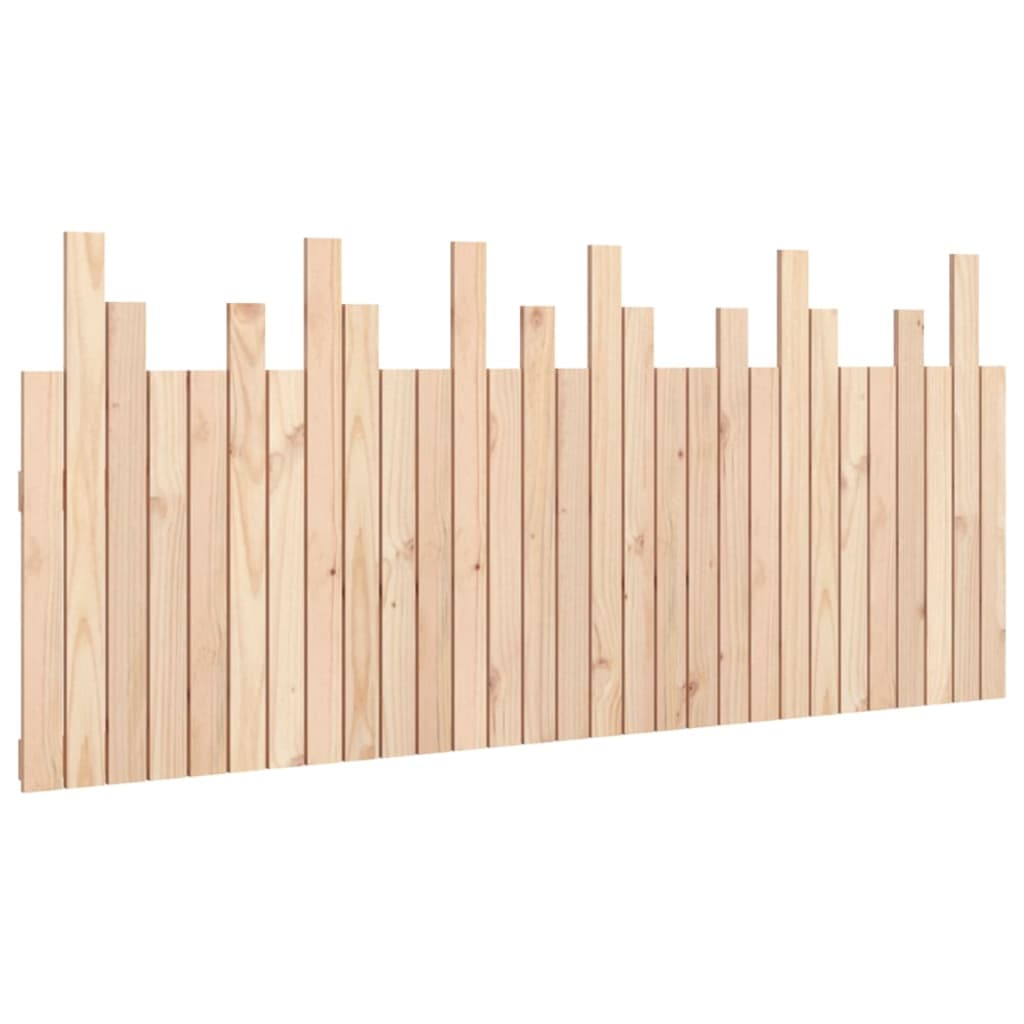 Hoofdbord wandmontage 185x3x80 cm massief grenenhout is nu te koop bij PeponiXL, paradijselijk wonen!